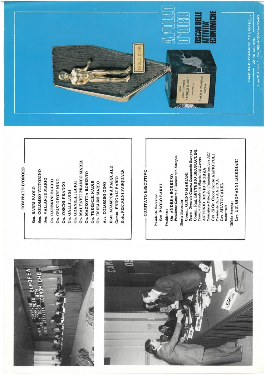 Materiale storico Apollo d'Oro 1978