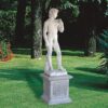 David di Michelangelo - statua da giardino in graniglia di marmo di Carrara