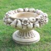 Vaso Frutta- arredo da giardino in pietra ricomposta