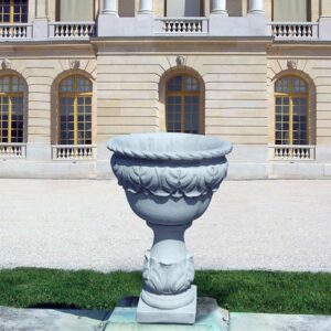 Portavaso Gardenia- portavaso in graniglia di marmo di carrara