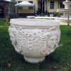 Vaso Maschera (grande)- arredo da giardino in graniglia di marmo di carrara