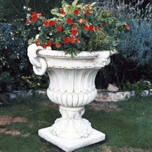 Vaso Felce (Piccolo)- arredo da giardino in graniglia di marmo di carrara