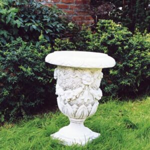 Vaso Tulipano- arredo da giardino in graniglia di marmo di carrara
