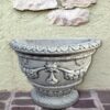 Mezzo Vaso Ortensia (Grande)-arredo da giardino in graniglia di marmo di carrara