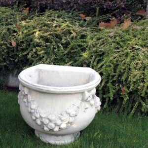 Vaso Gran Duca a Muro- arredo da giardino in pietra ricomposta