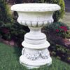 Vaso Narciso-arredo da giardino in graniglia di marmo di carrara