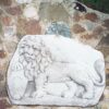 Leone di S. Marco - arredo da giardino in pietra ricomposta 100% Made in Italy