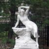 Venere sognante - statue da giardino in graniglia di marmo di Carrara