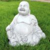 Buddha 1 - statue da giardino in graniglia di marmo di Carrara
