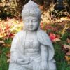 Budda 2 - statue da giardino in graniglia di marmo di Carrara