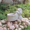 Cocker - statue da giardino animali in graniglia di marmo di Carrara