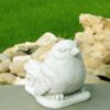 Pulcino Pio - arredo da giardino statua da giardino in graniglia di marmo di Carrara al 100% Made in Italy