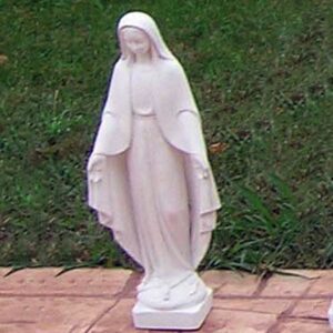 Madonna Immacolata - statue da giardino soggetti sacri in graniglia di marmo di Carrara