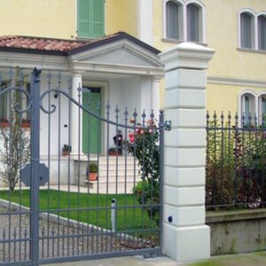 Pilastro Gonzaga G. - edilizia in cemento bianco
