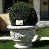 Vaso Ortensia (Grande)-graniglia di marmo di carrara arredo da giardino