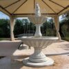 Fontana Agrigento fontana da giardino funzionante in graniglia di marmo di Carrara
