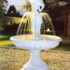 Fontana Vienna fontane da giardino funzionanti in graniglia di marmo di Carrara