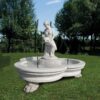 Fontana Verona fontane da giardino funzionanti in graniglia di marmo di carrara.
