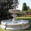 Fontana Perugia - fontane da giardino funzionanti in graniglia di marmo di Carrara