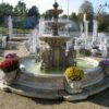 Fontana Marsiglia - fontane da giardino funzionanti in graniglia di marmo di Carrara