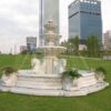 Fontana Marsiglia - fontane da giardino funzionanti in graniglia di marmo di Carrara