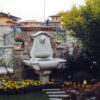 Fontana a muro Palermo - fontane da giardino con rubinetto in graniglia di marmo di Carrara
