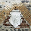 Stemma con Leone - arredo da giardino 100% made in Italy