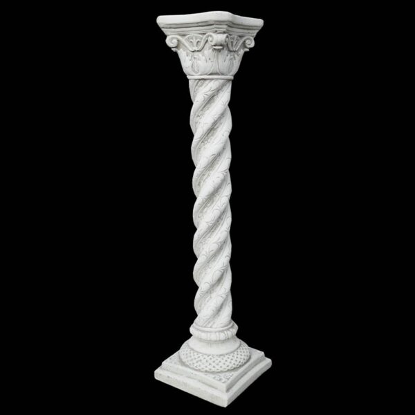 Colonnetta Ester - arredo da giardino in graniglia di marmo di Carrara