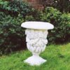 Vaso Tulipano- arredo da giardino in graniglia di marmo di carrara
