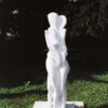 Amore e Psiche - arredo da giardino in pietra ricomposta