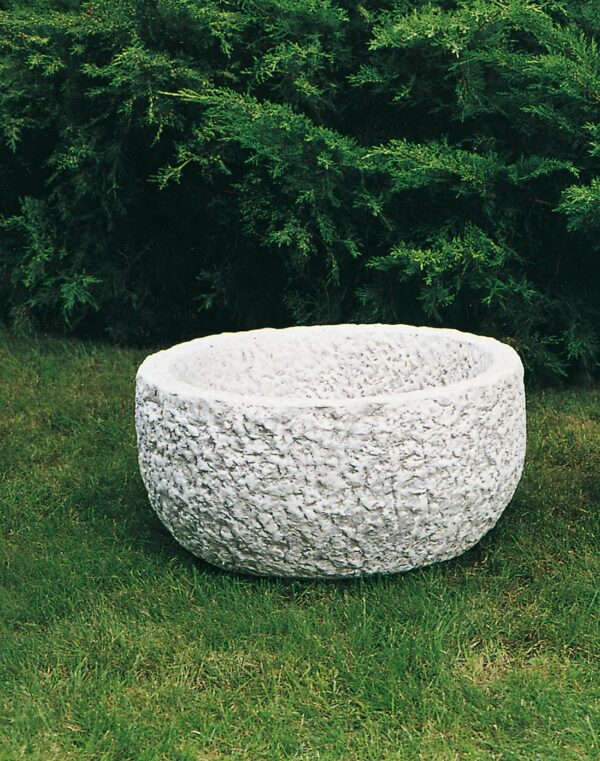 Vaso salarno- arredo da giardino in graniglia di marmo di carrara
