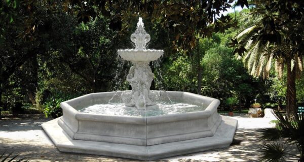 Fontana Varazze- fontane funzionanti in graniglia di marmo di carrara