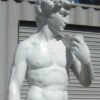 David di Michelangelo - statua da giardino in graniglia di marmo di Carrara