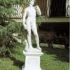 David di Michelangelo - statua da giardino in graniglia di marmo di Carrara