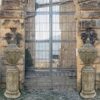 Anfora Caracalla- arredo da giardino in pietra ricomposta