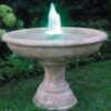 Fontana Cecina - arredo da giardino in graniglia di marmo di Carrara