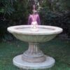 Fontana Vieste fontane da giardino funzionanti in graniglia di marmo di Carrara