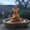 Fontana Olbia - fontane da giardino funzionanti in graniglia di marmo di Carrara