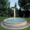 Fontana Asti - fontane da giardino funzionanti in graniglia di marmo di Carrara