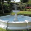 Fontana Riccione - fontane da giardino funzionanti in graniglia di marmo di Carrara