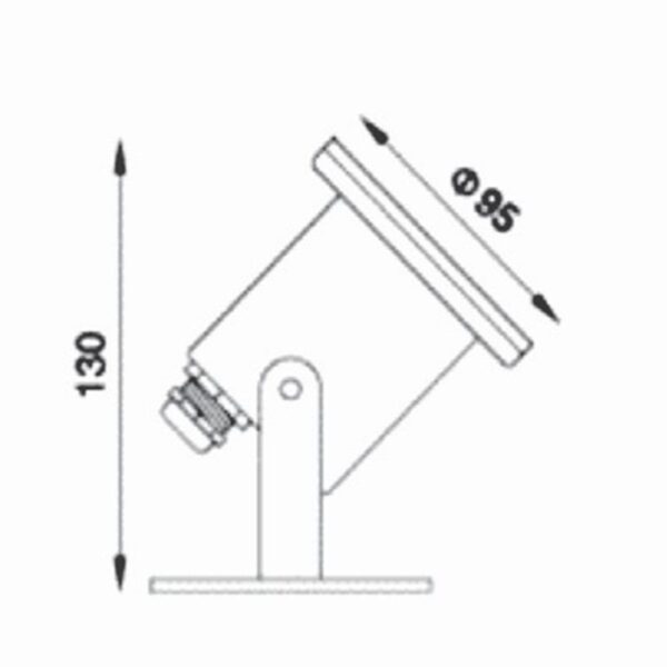 FARETTO LED RGB MULTICOLOR (3 LAMPADINE 9 WATT)